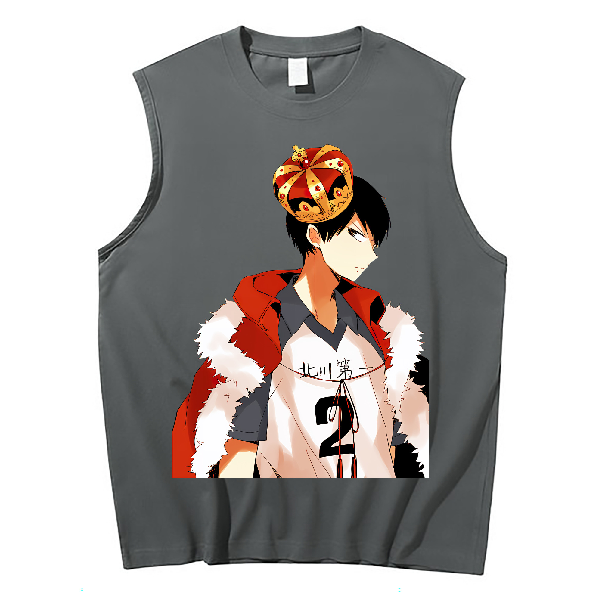 （画像用） ハイキュー!! Haikyu!! コットン100％タンクトップ（フロントプリント）